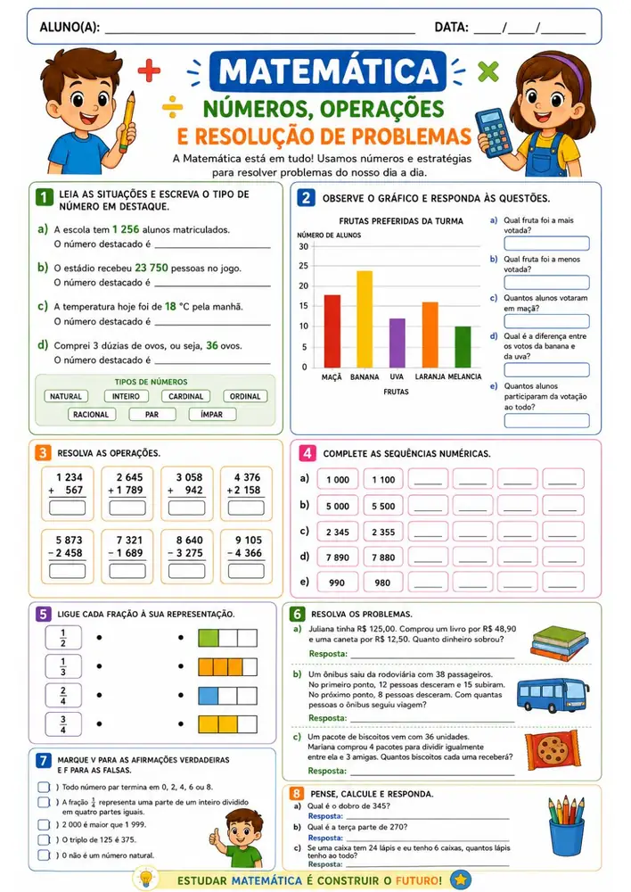 Amostra material de Matemática - Problemas